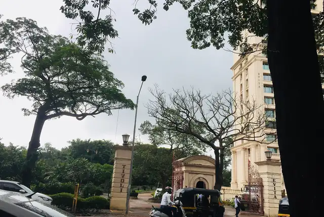 A gated residential society complex in Mumbai